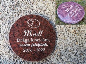kutya sírkő, kisállat síremlék, cica sírkő, Budakeszi, Törökbálint, Budaörs